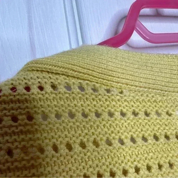 Reitman’s Knitted  Sweater Boat Neck 3/4 Length Sleeves Yellow Size Extra Small - Picture 16 of 16